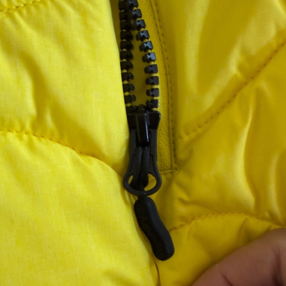 Superdry Bright Yellow Quilted Hooded Puffer Jacket - Picture 6 of 11